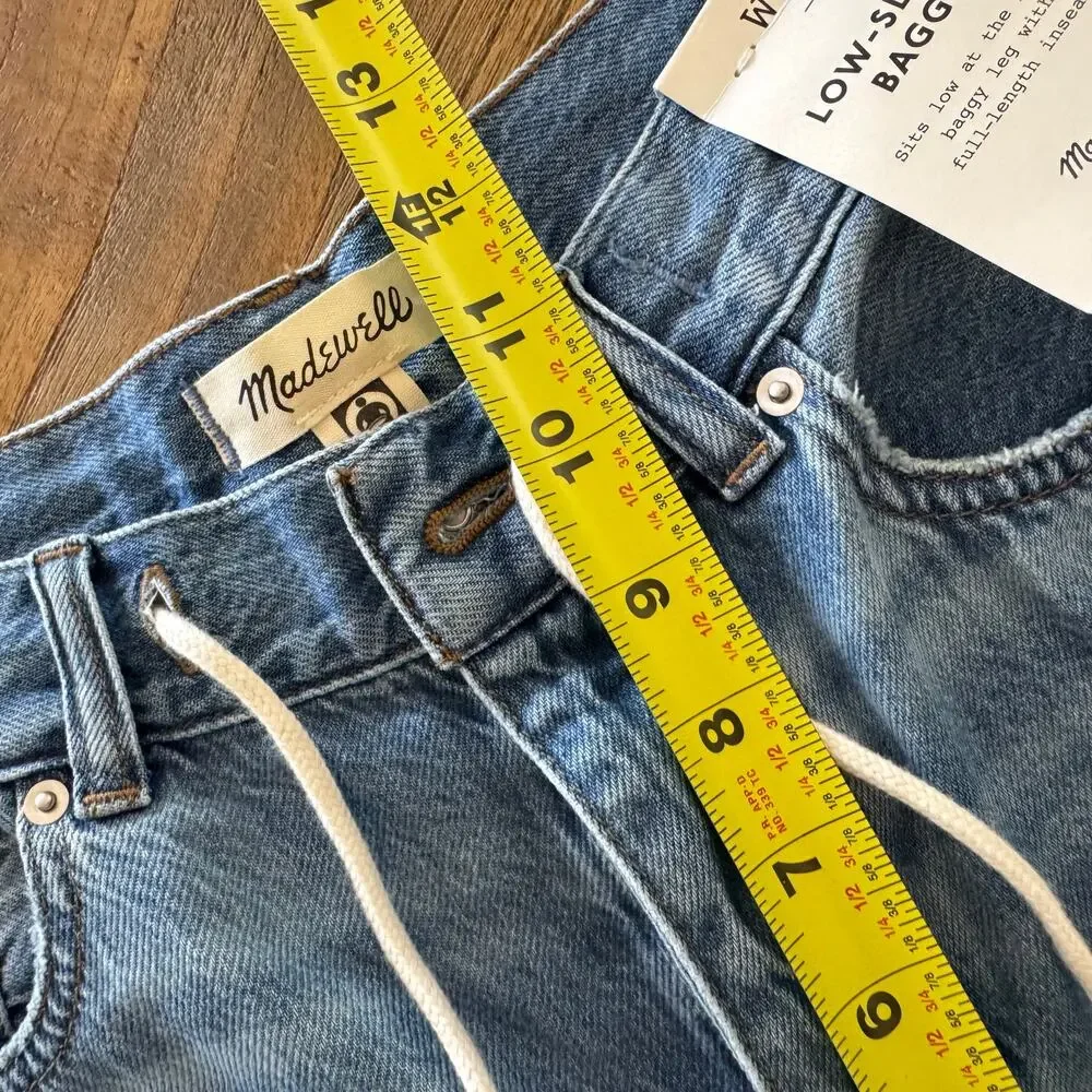 Madewell Low Slug Baggy Jeans - Size 26 - Picture 8 of 10
